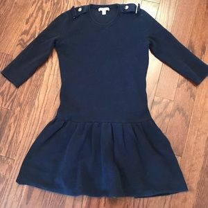 2017 Authentic Navy Burberry sweater dress